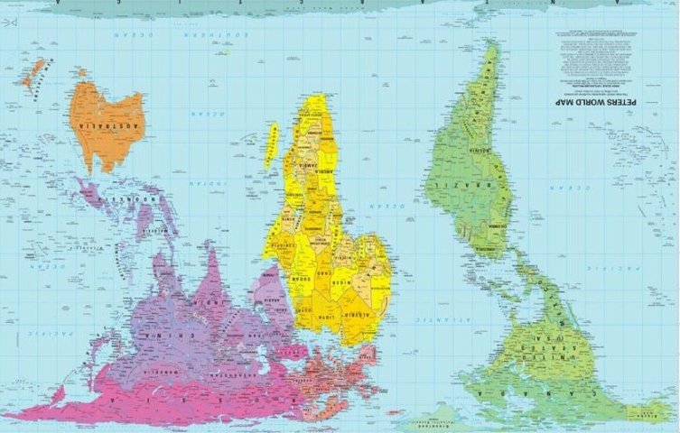 Peters-map_upside_down